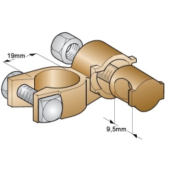 Klema plus MTA mosiężna M10 skręcana MTA 01506250